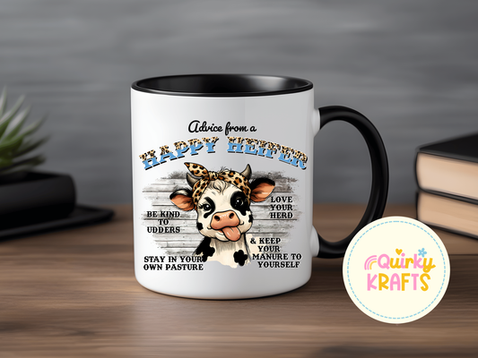 Advice from a happy heifer