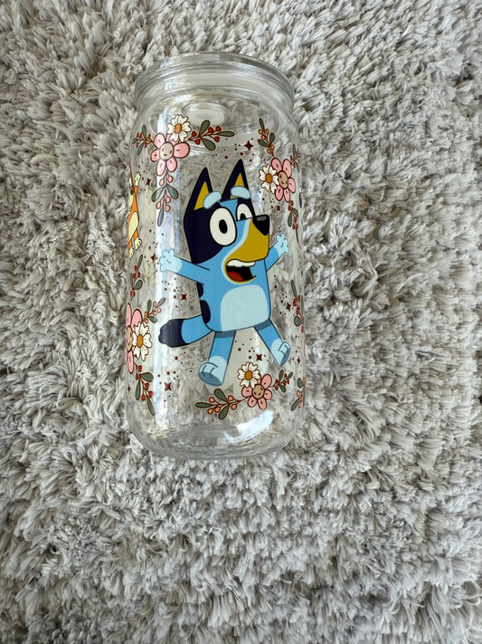 Blue Dog Floral